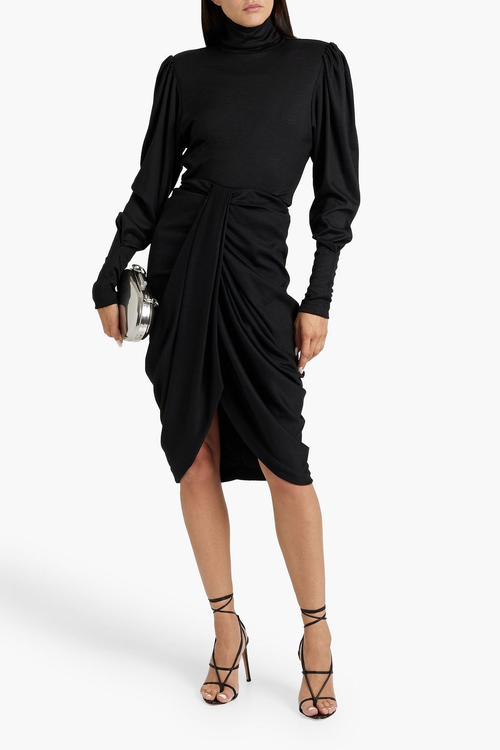 ISABEL MARANT Gavina wool-jersey turtleneck top