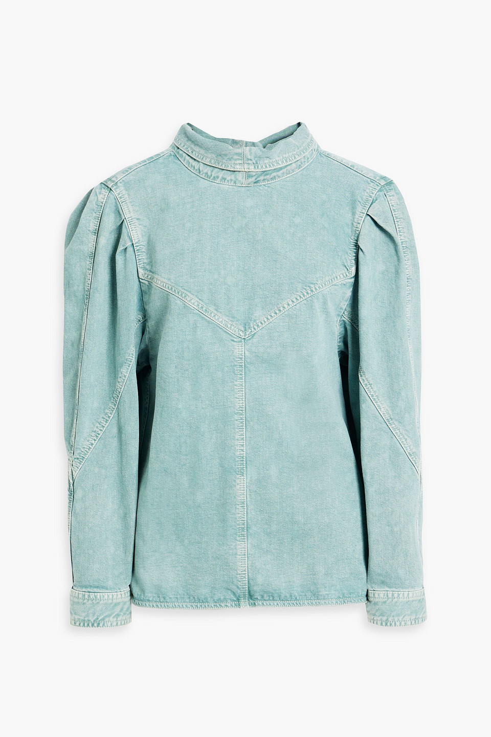 Isabel Marant Espera Denim Top In Light Denim