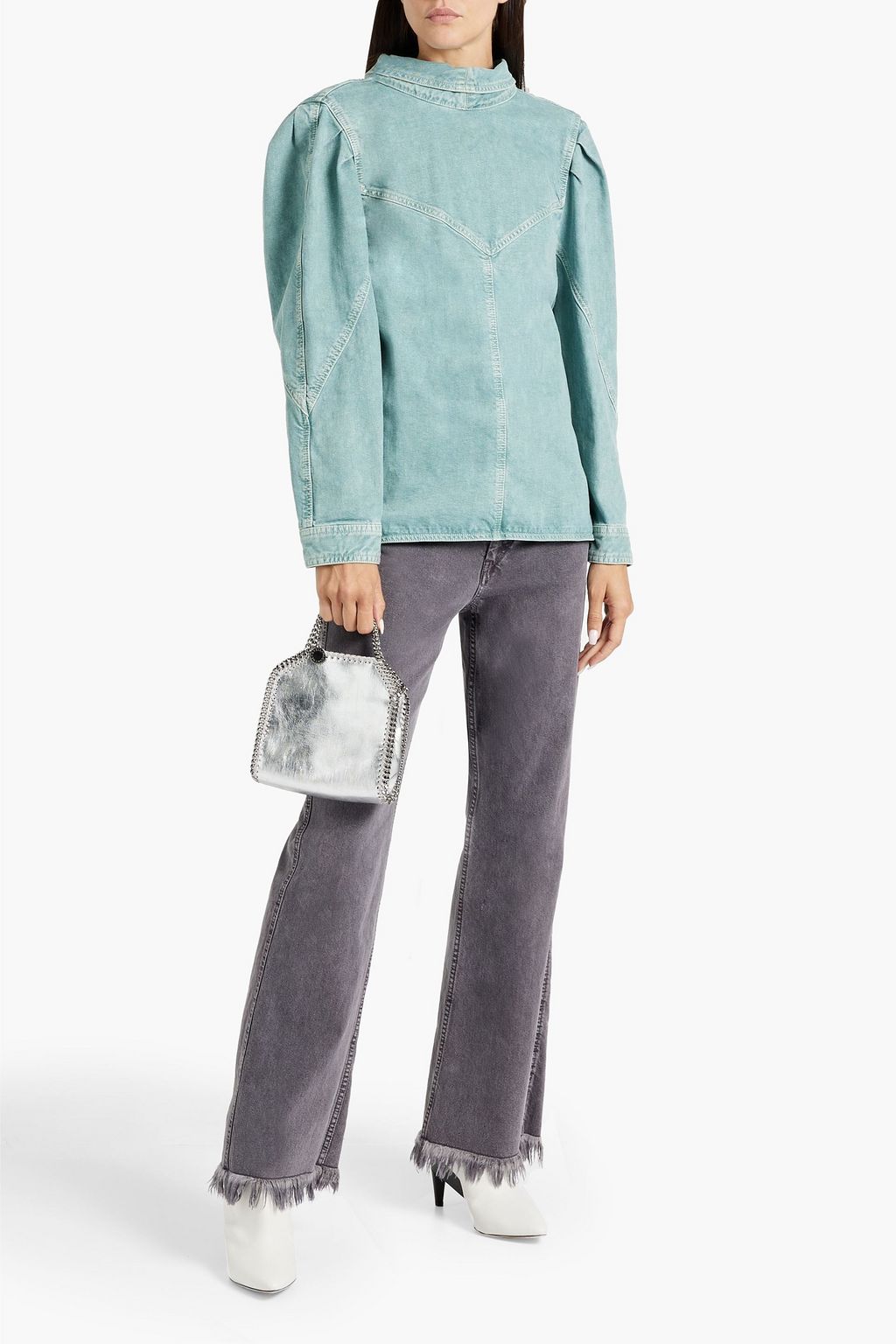 ISABEL MARANT Espera denim top