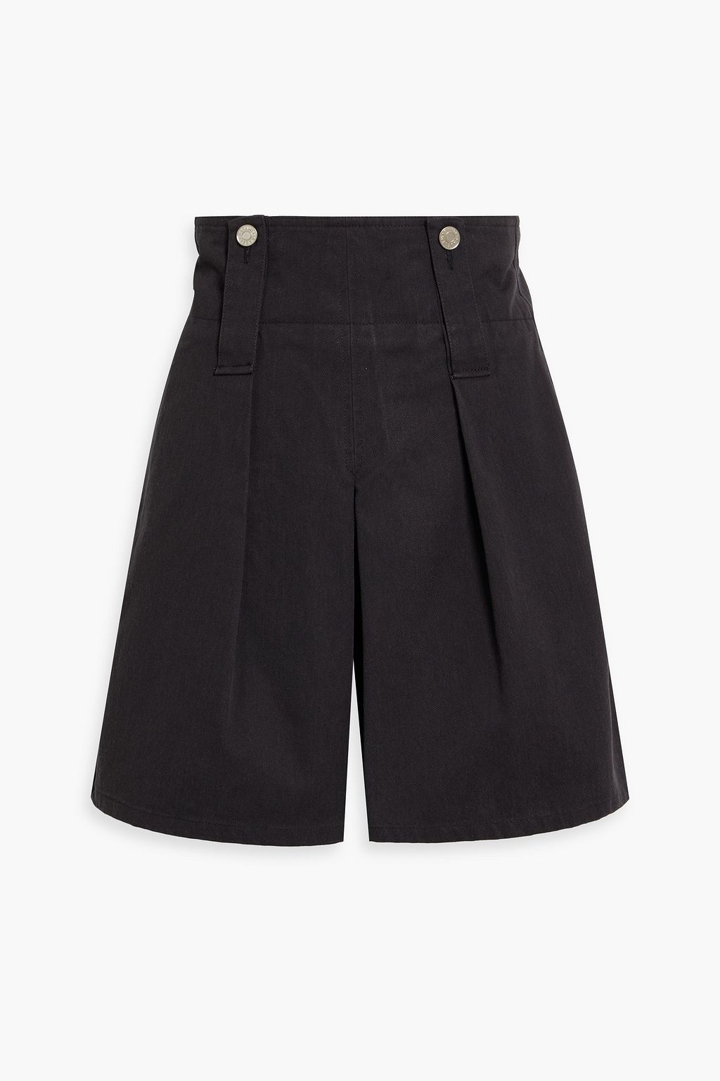 ISABEL MARANT Dicochia pleated cotton-twill shorts | THE OUTNET