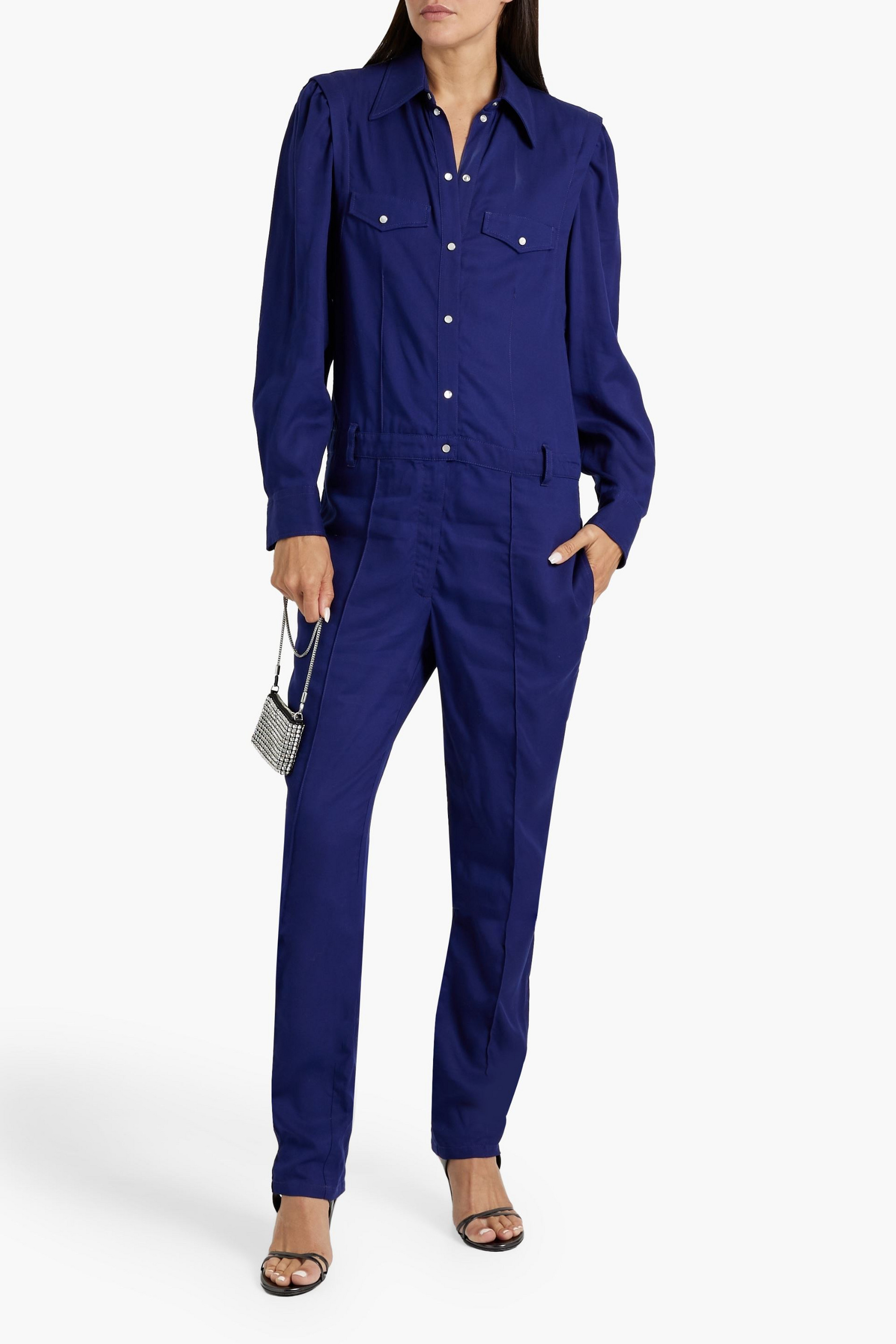 Isabel Marant Teal Lyocell jumpsuit