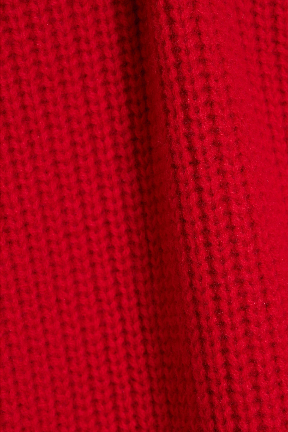 Isabel Marant Bea Ribbed Cashmere And Wool-blend Midi Dress In Red