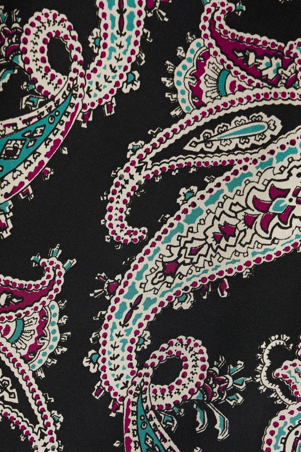 人気ブランドランキング ISABEL MARANT shirt chine de crepe silk paisley-print Rusak トップス