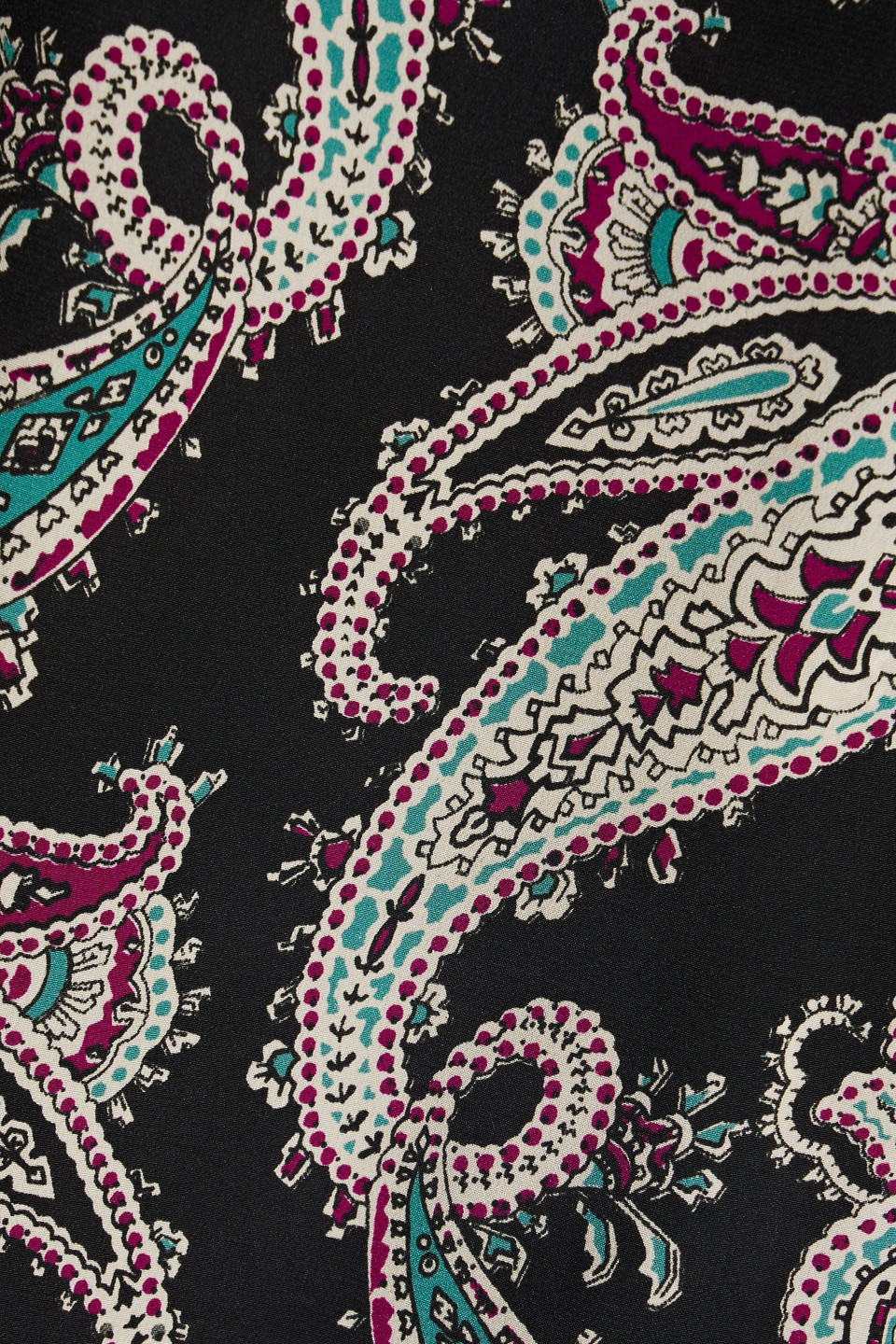 ISABEL MARANT RUSAK PAISLEY-PRINT SILK CREPE DE CHINE SHIRT
