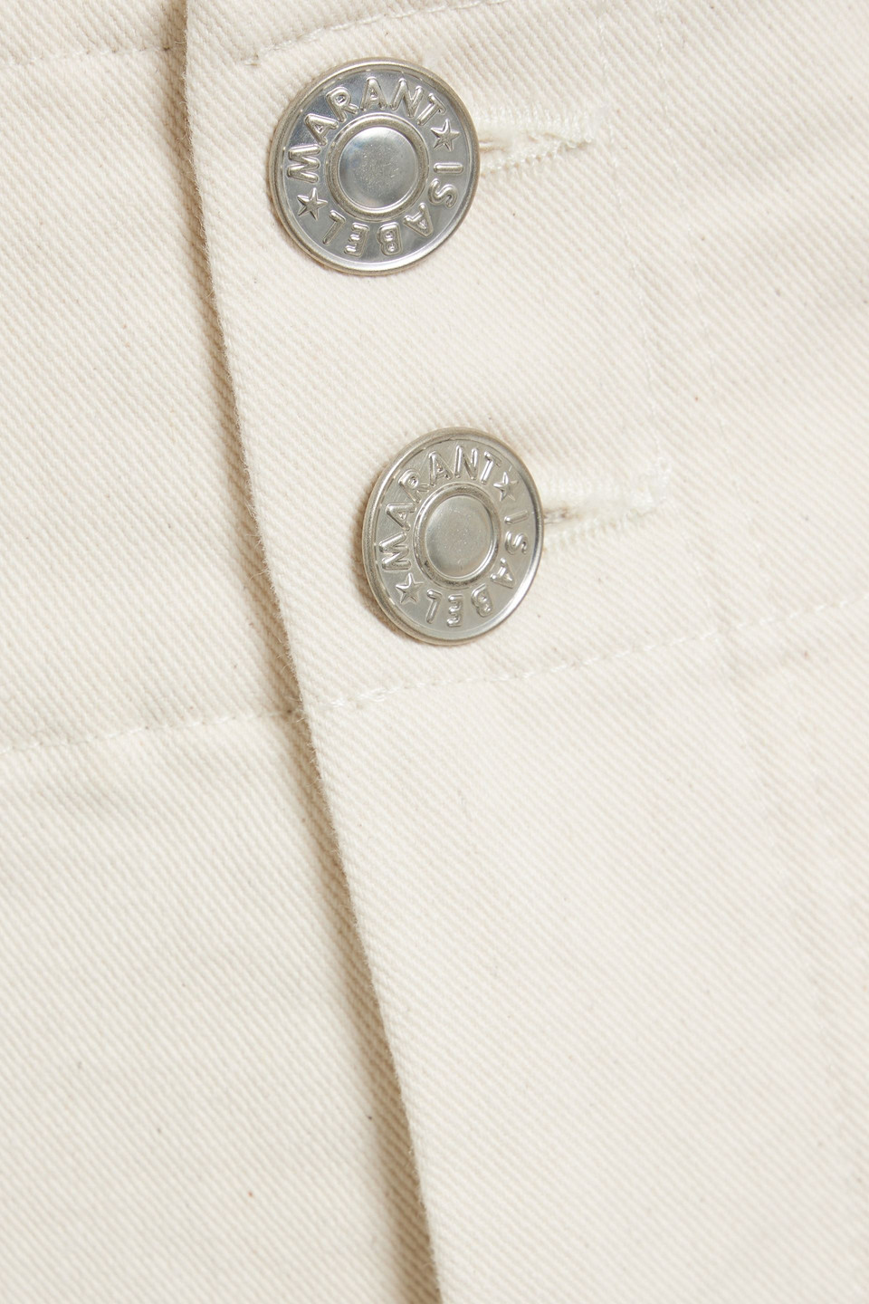 ISABEL MARANT DILIROK COTTON-TWILL STRAIGHT-LEG PANTS