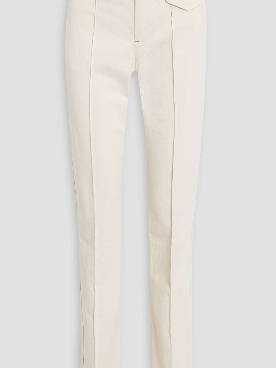 dilirok cotton-twill straight-leg pants