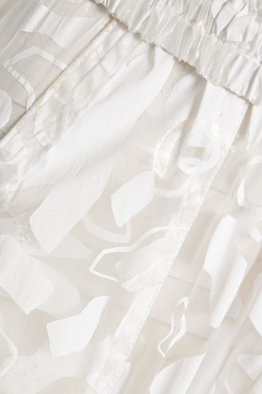 ISABEL MARANT Lahore printed coated organza tapered pants