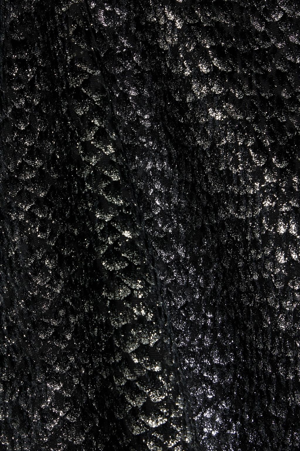 ISABEL MARANT Midway metallic fil coupé chiffon blouse