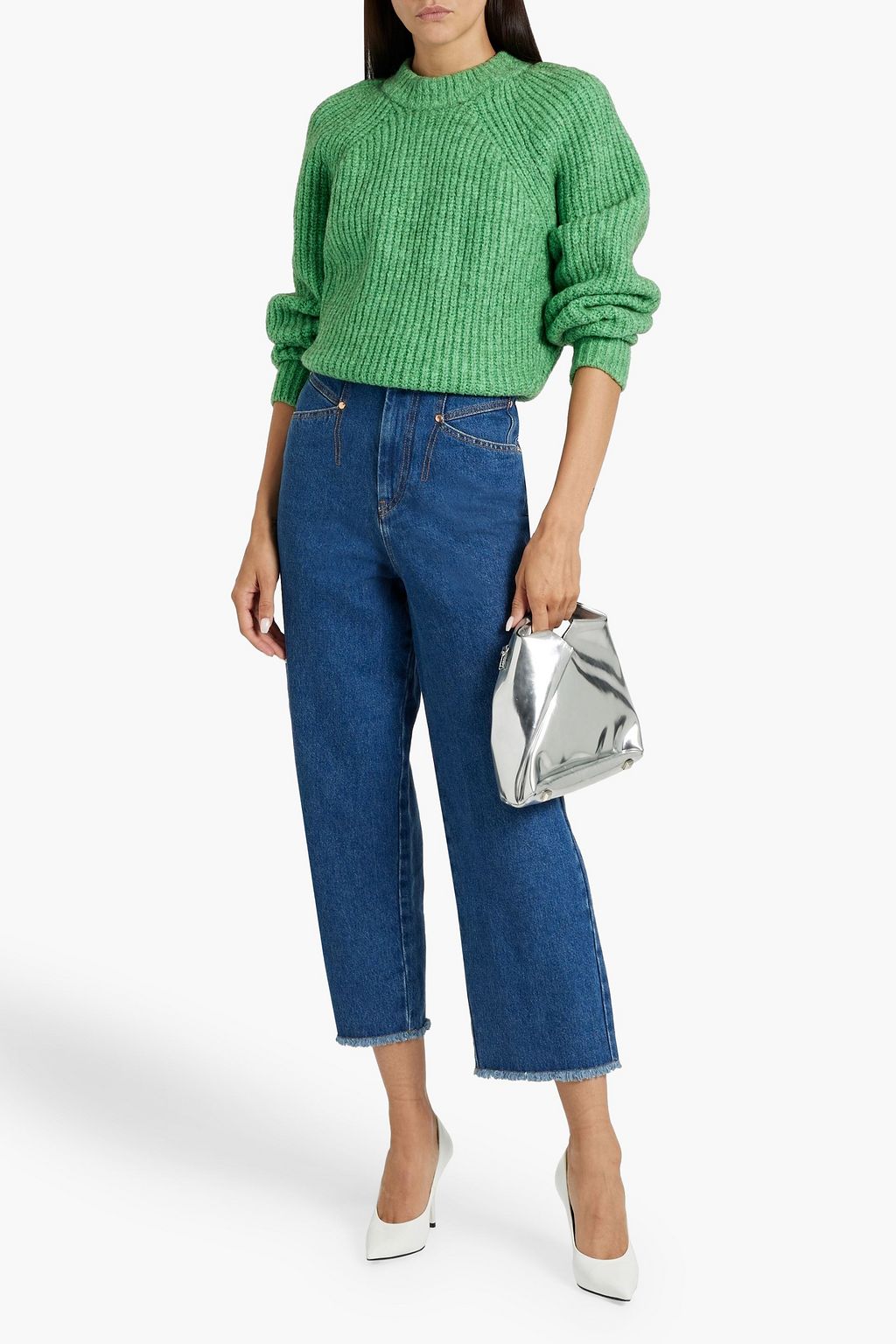 ISABEL MARANT Rossy ribbed cotton-blend sweater