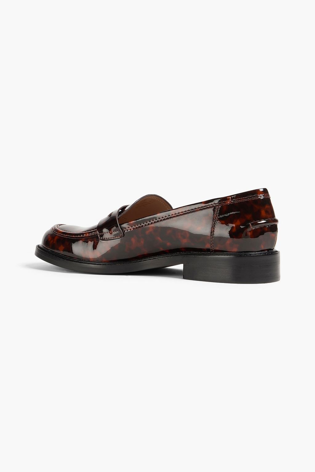 SAM EDELMAN حذاء لوفر الجلد الاصطناعي اللامع