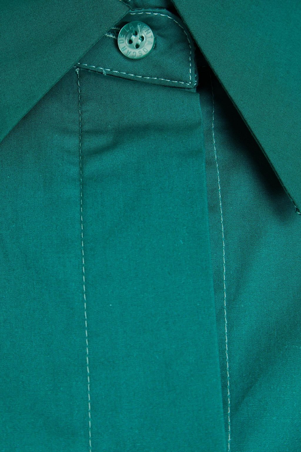 OSCAR DE LA RENTA Dégradé stretch-cotton poplin shirt