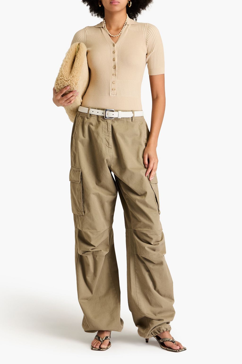 JACQUEMUS Yauco ribbed-knit bodysuit