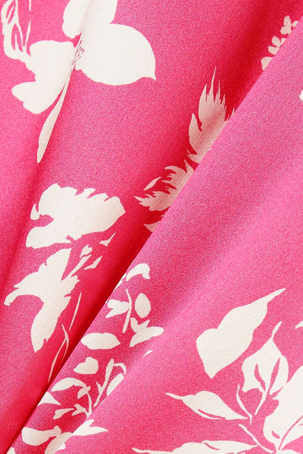 REFORMATION Antoni Neckholder-Midikleid aus Seidensatin mit Blumenprint