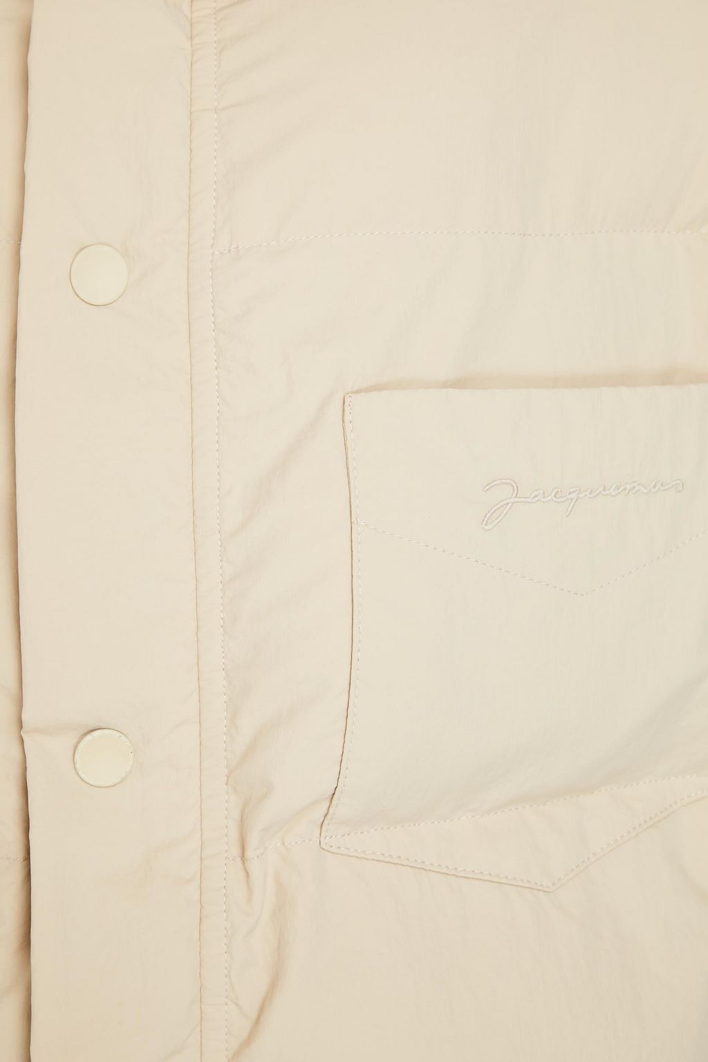 JACQUEMUS جاكيت Doudoune بقبعة مبطّن من قماش عازل