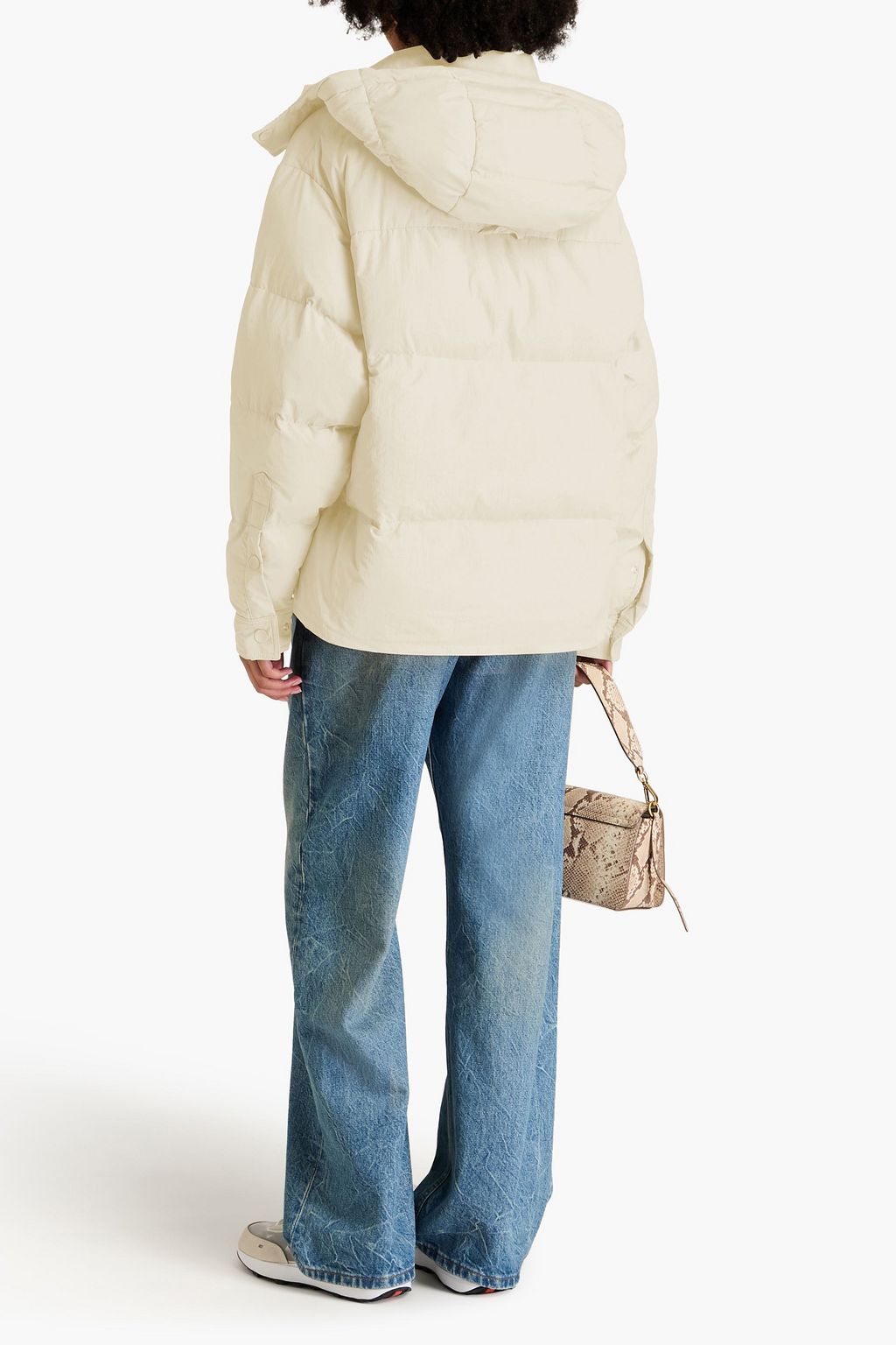 JACQUEMUS جاكيت Doudoune بقبعة مبطّن من قماش عازل