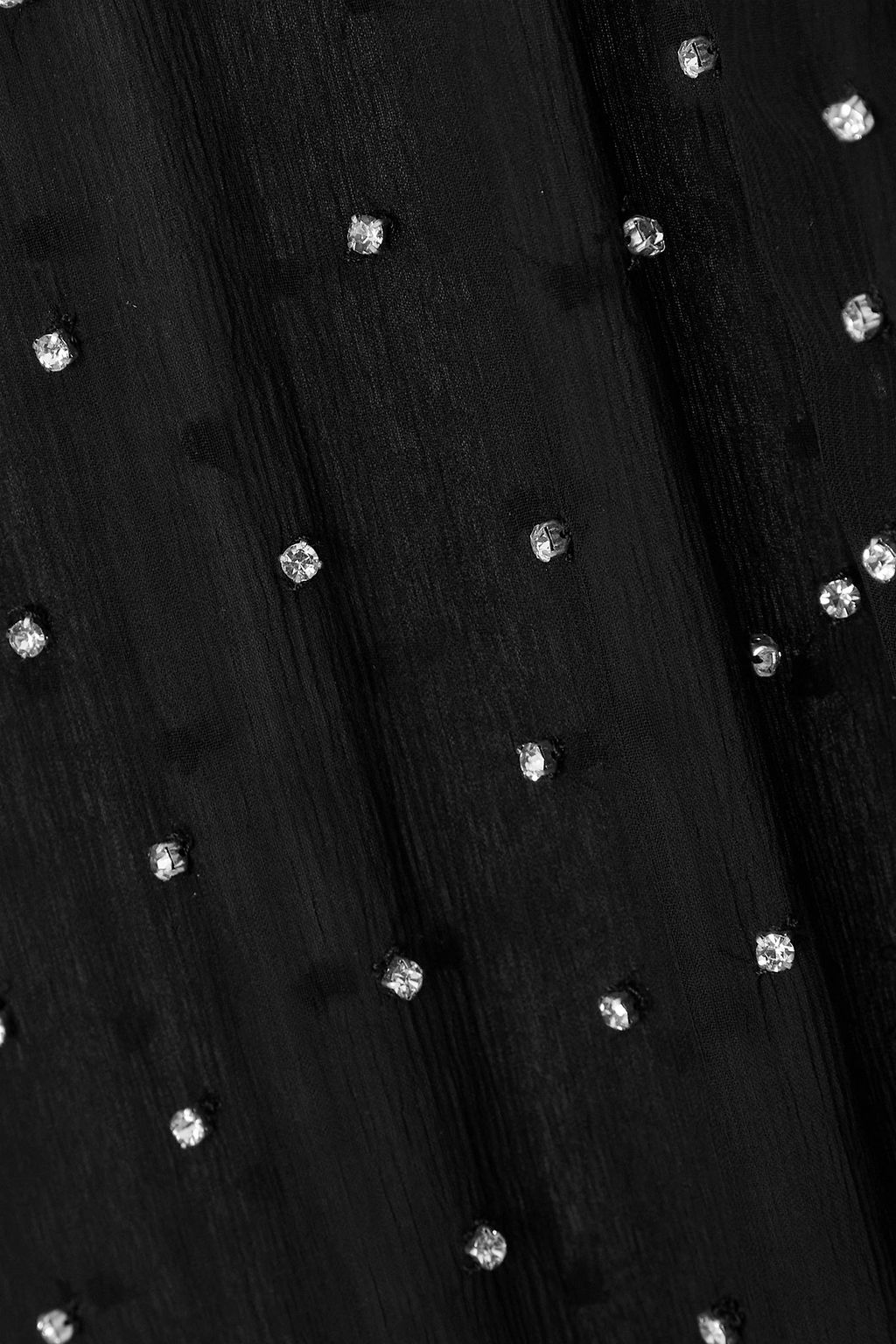RETROFÊTE Carmella crystal-embellished crepon maxi dress