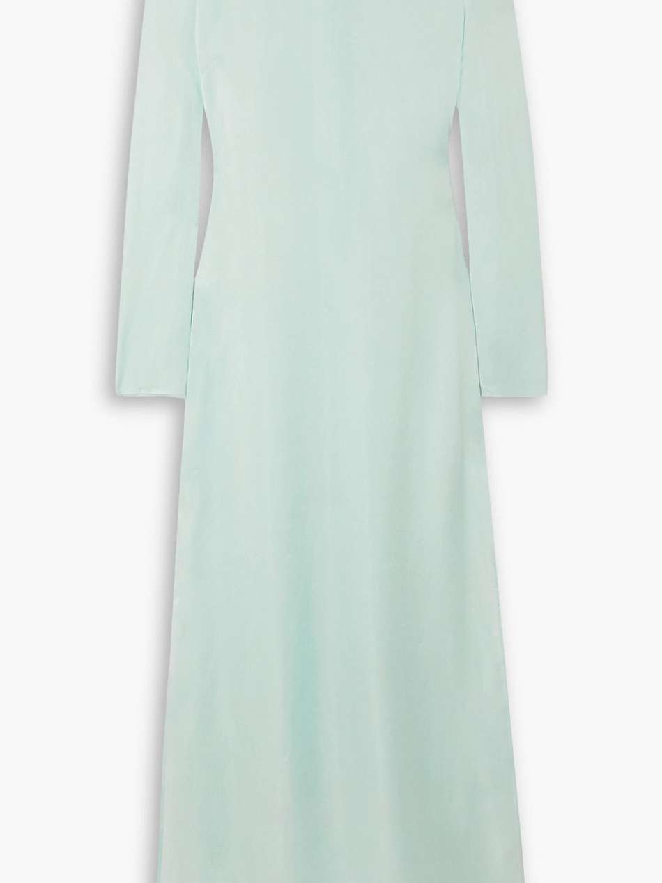 satin gown