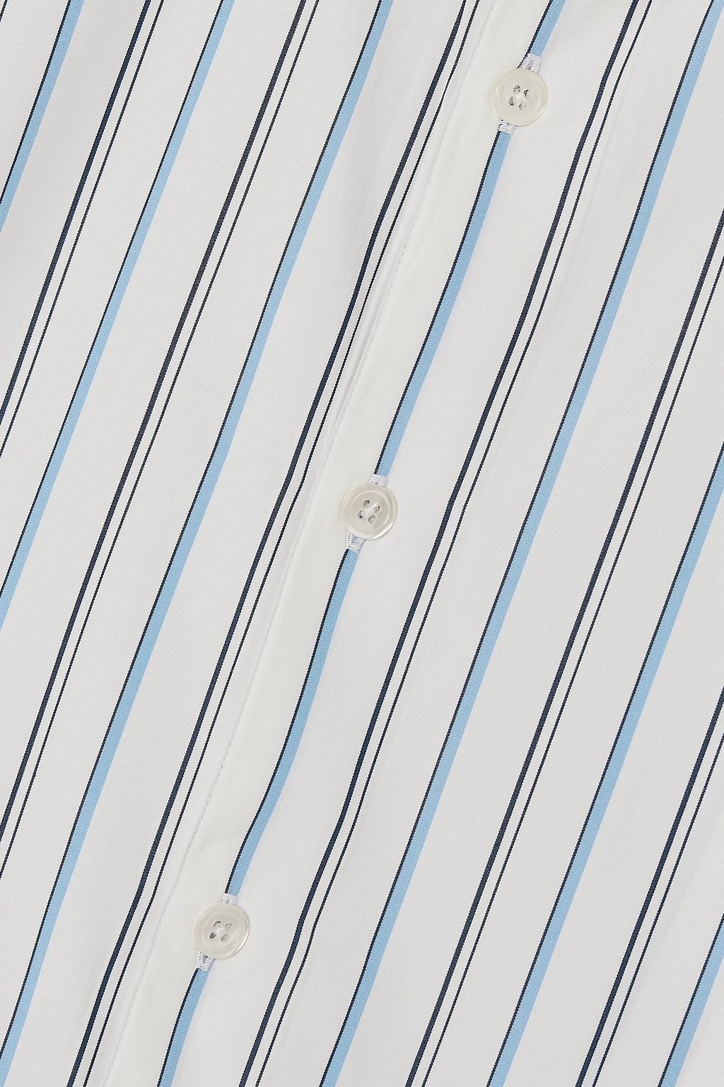SÉBLINE Chemise De Garçon striped cotton-poplin shirt