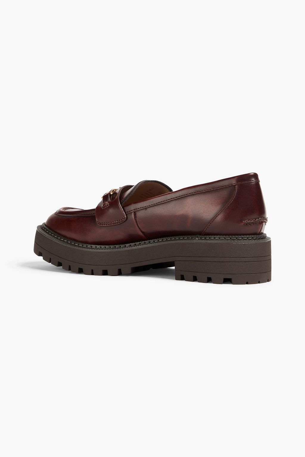 SAM EDELMAN حذاء لوفر من الجلد الصناعي بتصميم مزركش