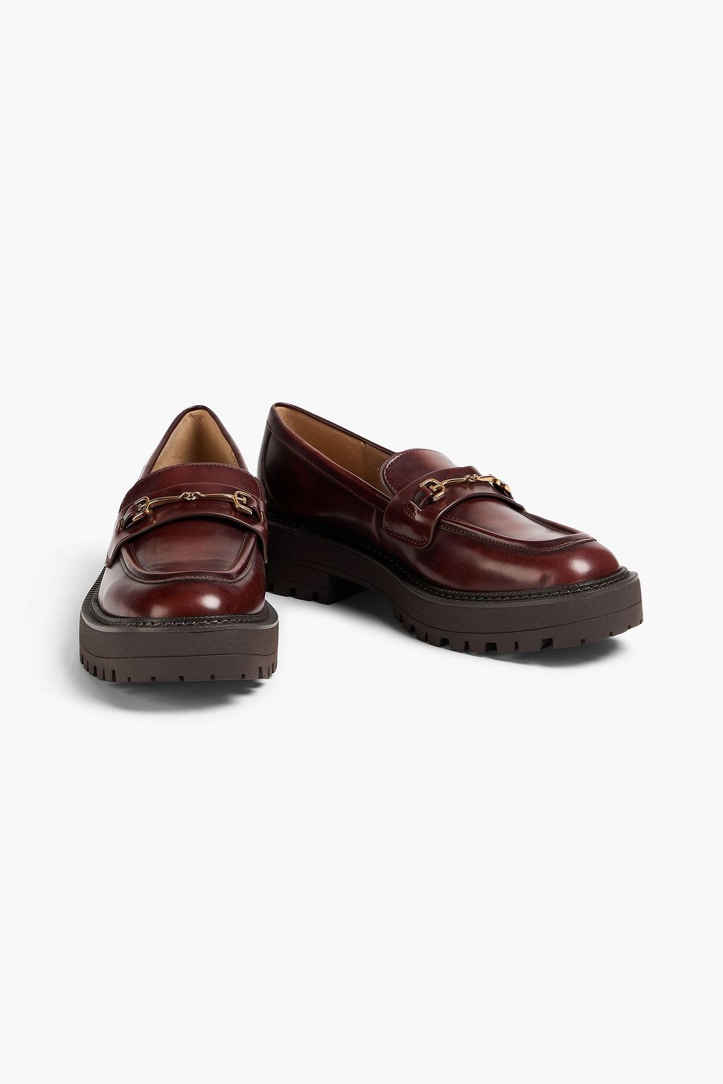 SAM EDELMAN حذاء لوفر من الجلد الصناعي بتصميم مزركش