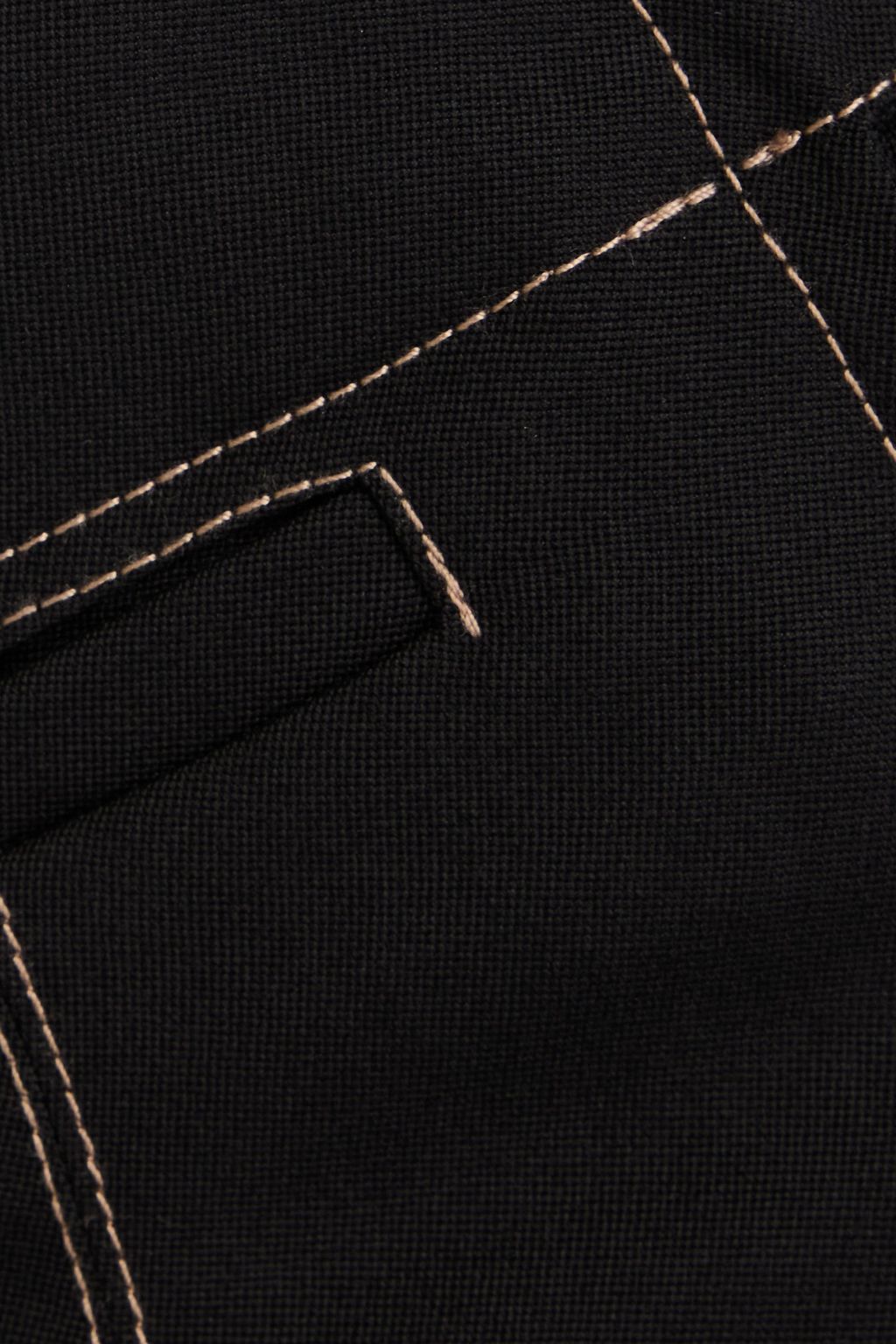 JACQUEMUS شورت من الصوف مزين بفتحات