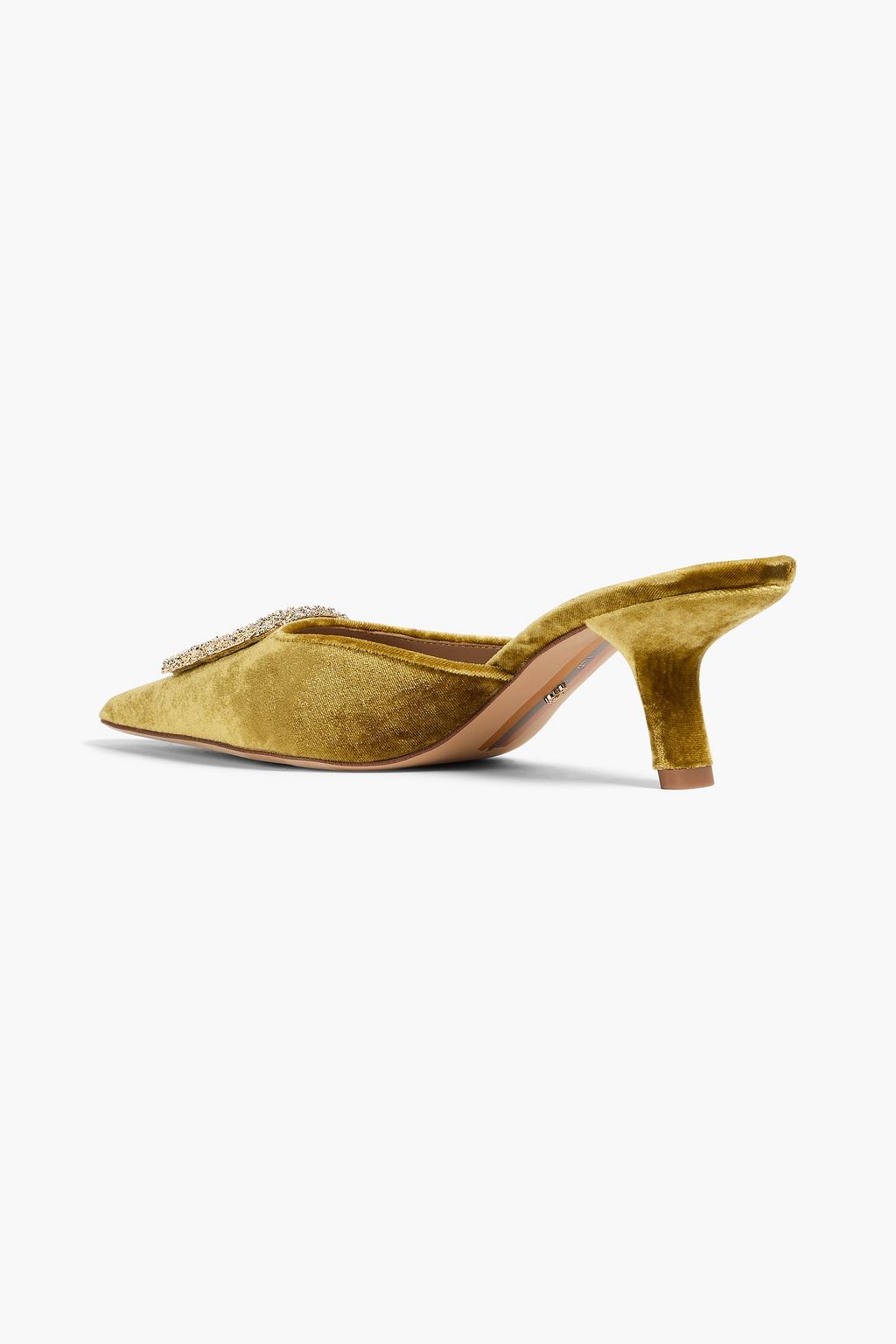 SAM EDELMAN Embellished velvet mules