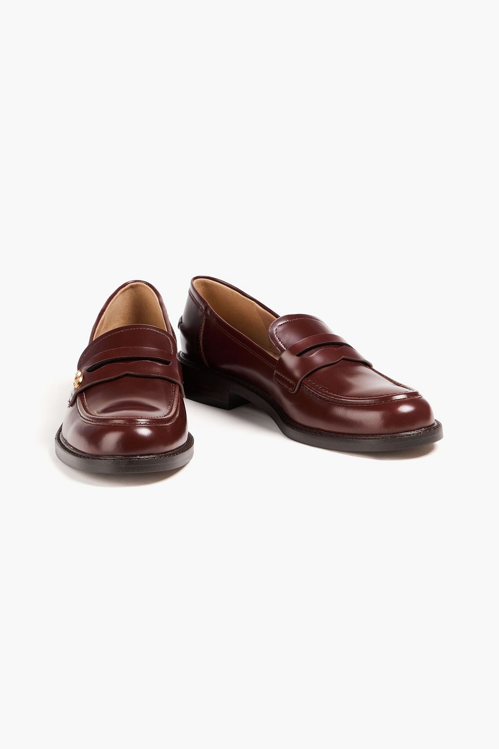 SAM EDELMAN 글로시 가죽 로퍼