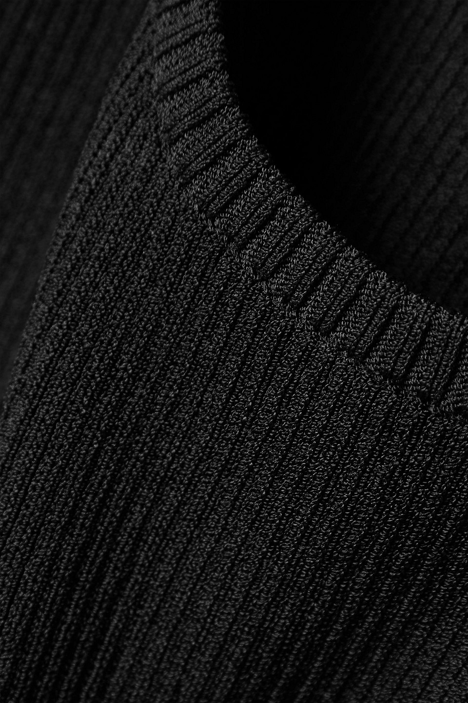 Nili Lotan Caden Ribbed Cotton-jersey Tank In Black