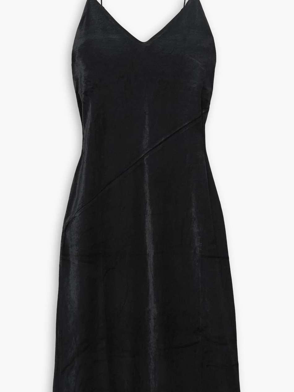 leah micromodal-blend velour midi dress