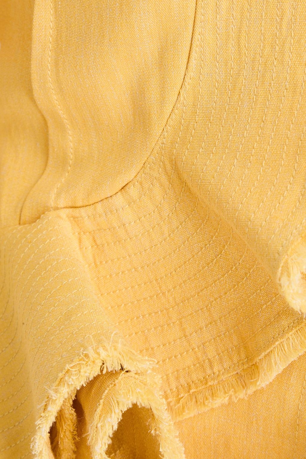 JACQUEMUS 드레이프 디테일 리넨 혼방 재킷