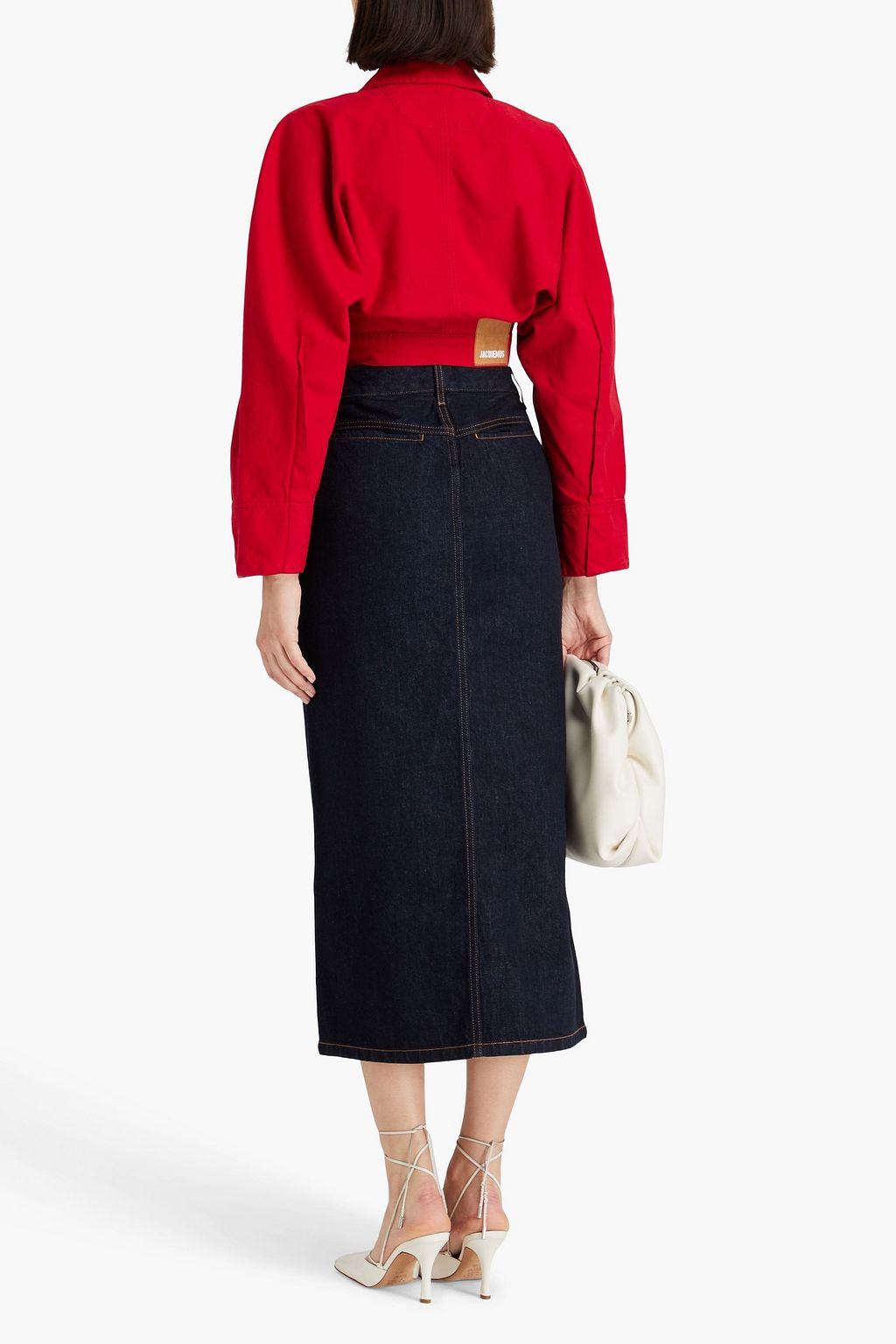 JACQUEMUS Cropped cotton-gabardine jacket