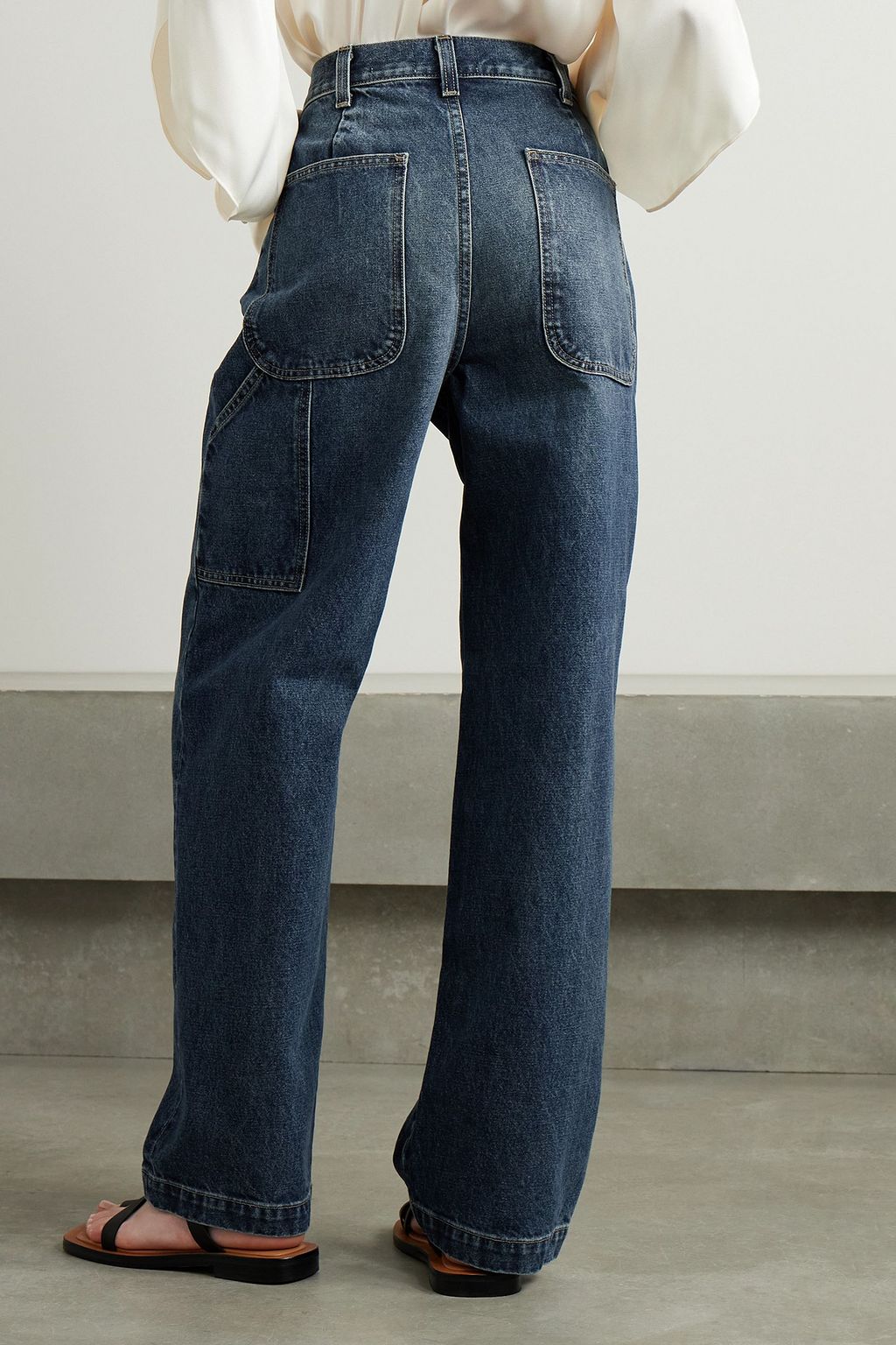 NILI LOTAN Aaron high-rise straight-leg jeans
