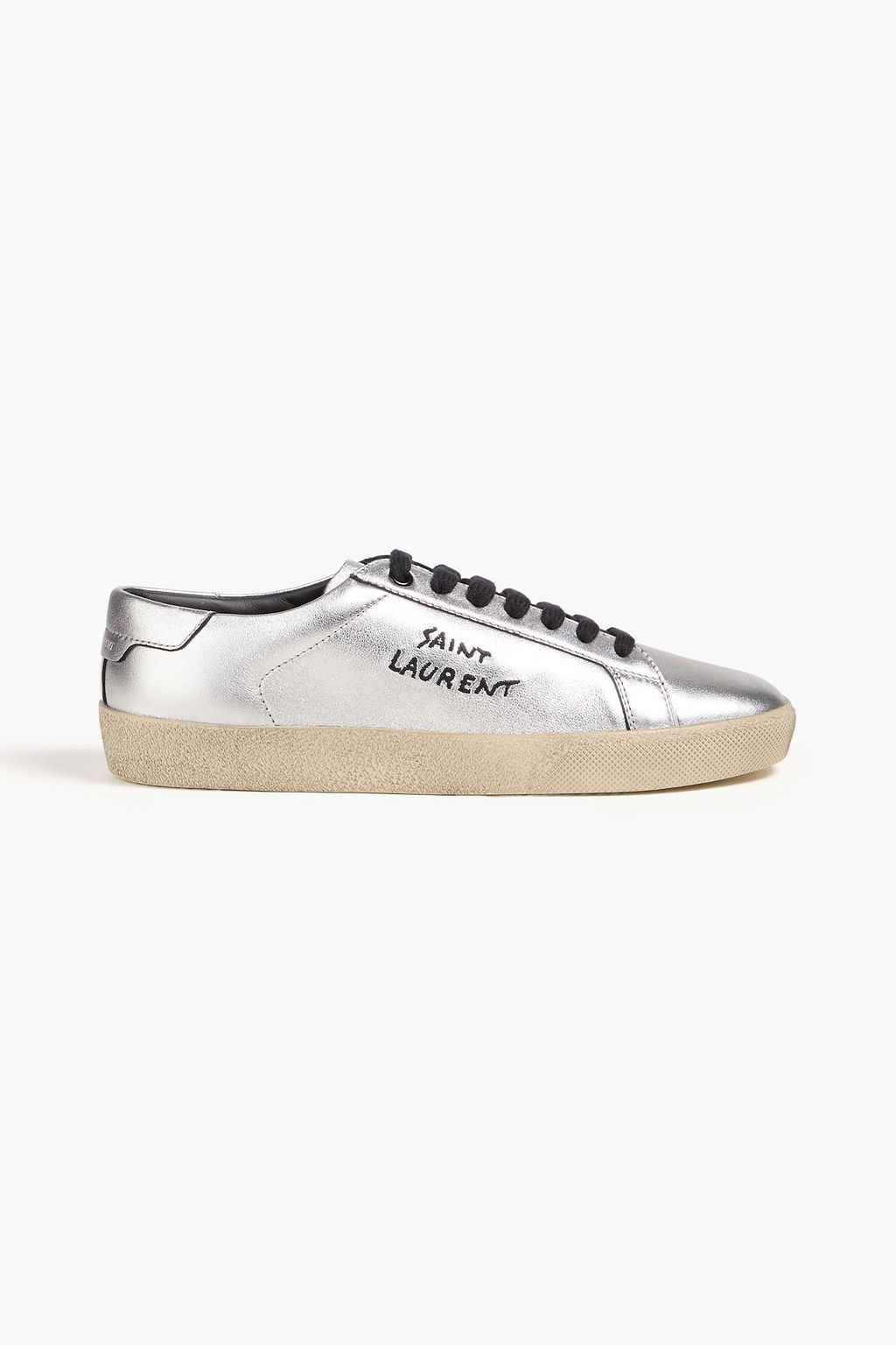 Saint laurent metallic sneakers on sale