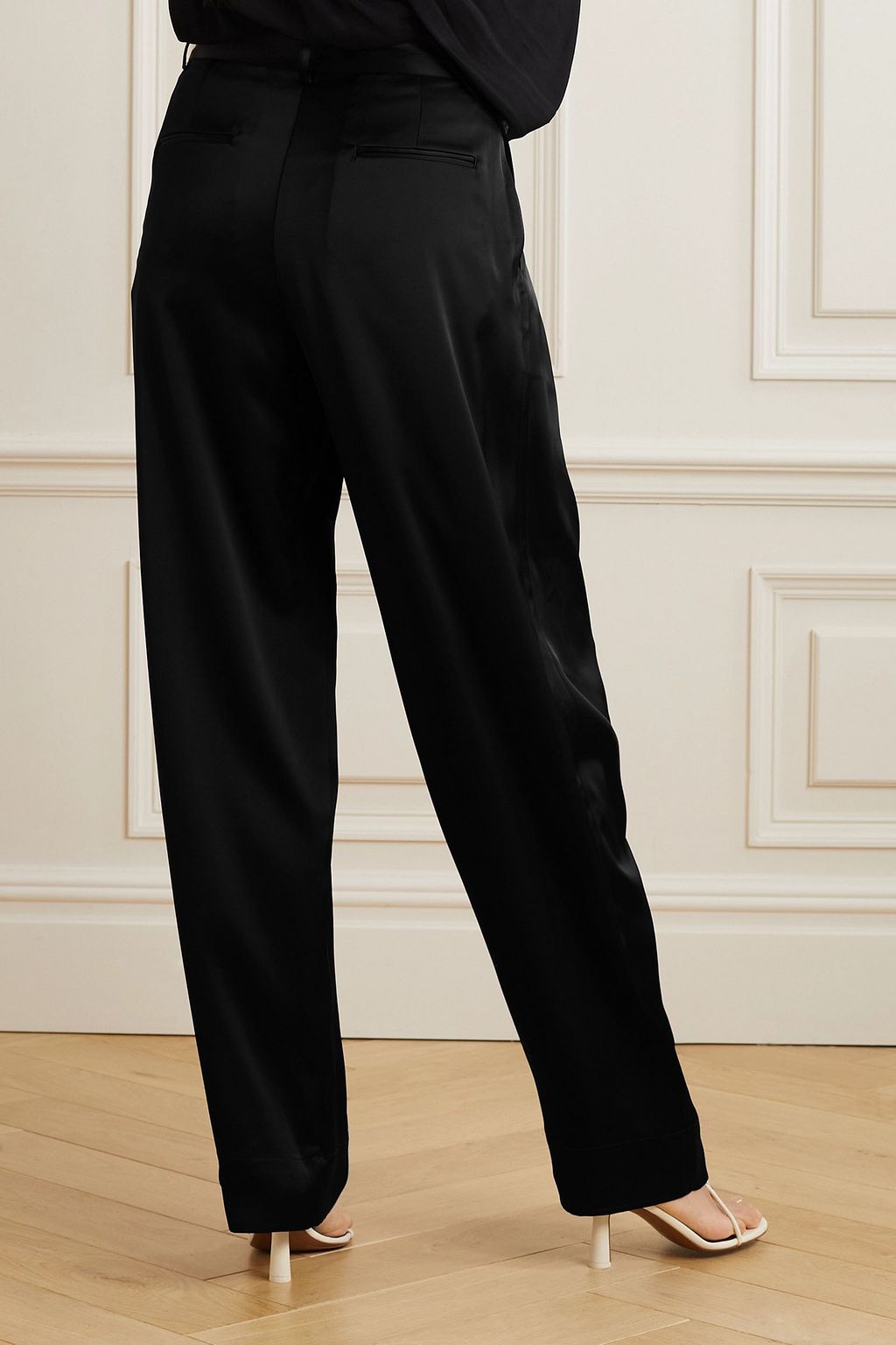 ESSE STUDIOS Satin straight-leg pants