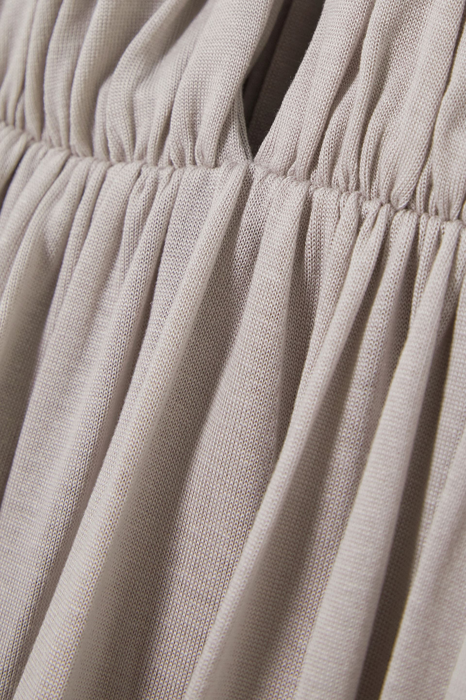 NINETY PERCENT ACRO GATHERED TENCEL™ LYOCELL MIDI DRESS