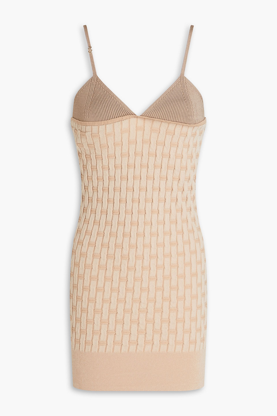 Jacquemus La Robe Maille Tecido Dress In New