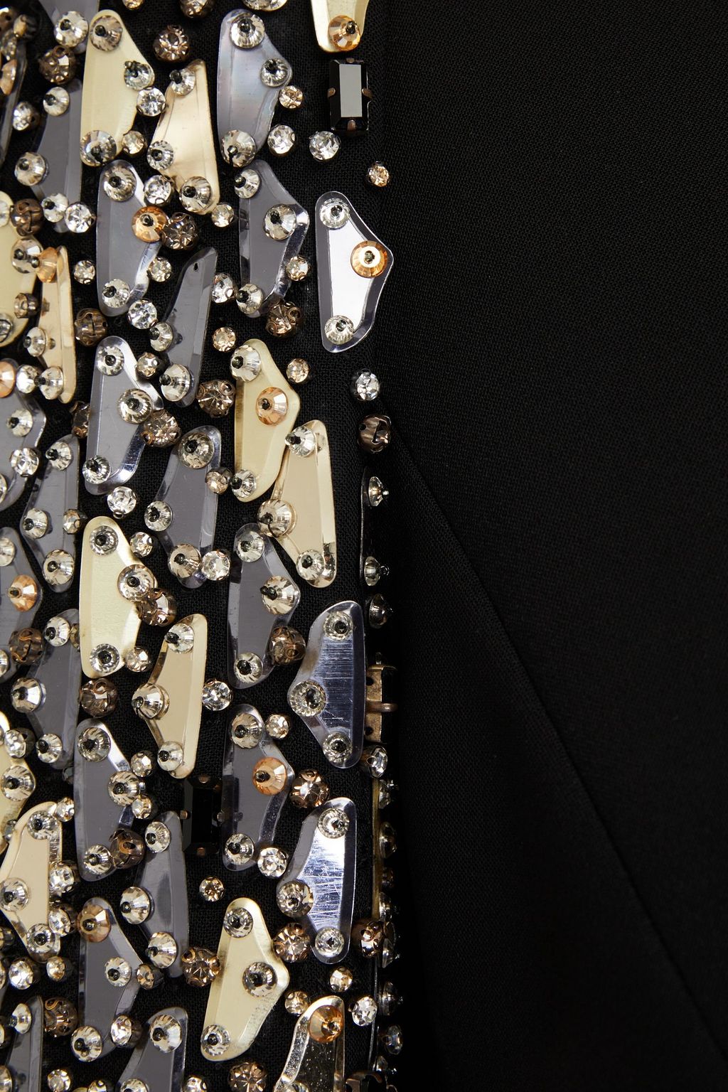 JENNY PACKHAM فستان سهرة من قماش كادي المطاط مزركش