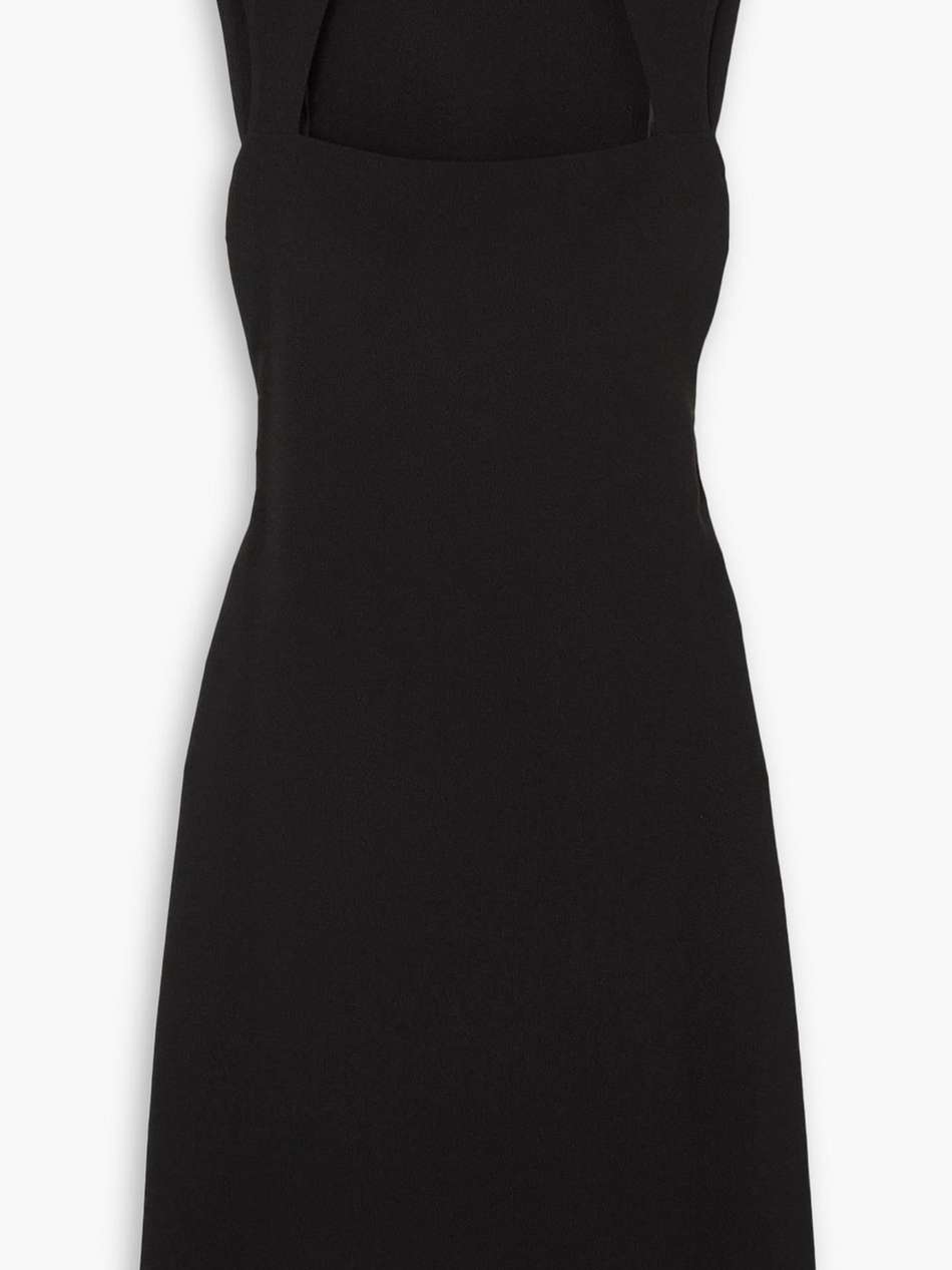 crepe midi dress