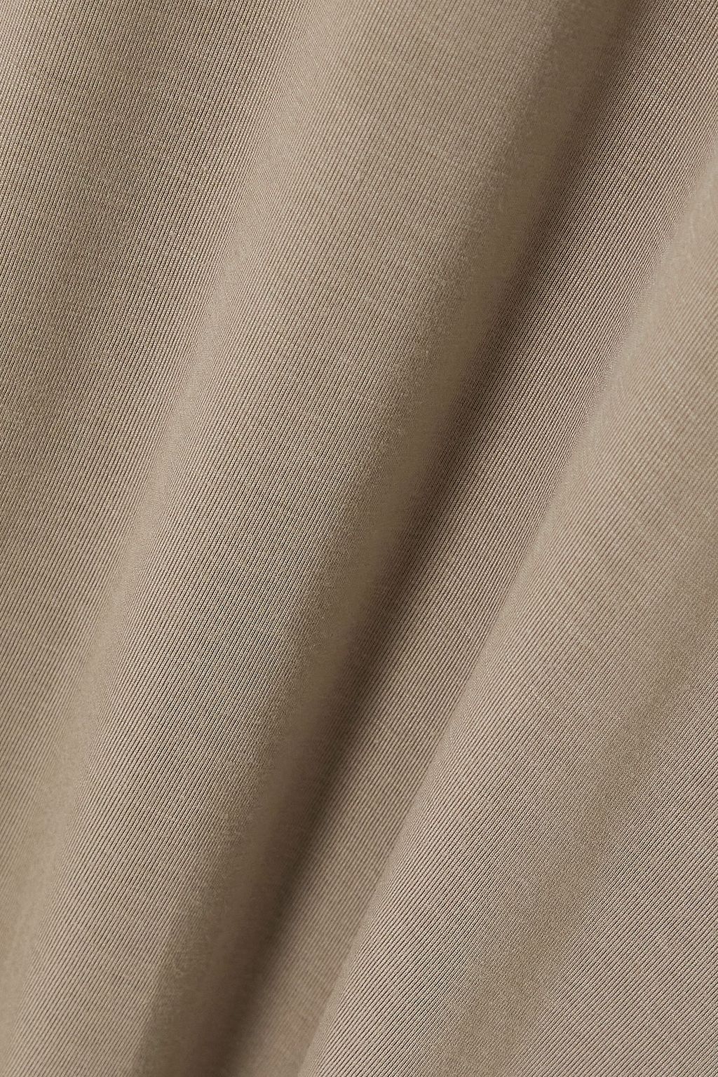 NINETY PERCENT فستان متوسط الطول Argo بفتحات من لايوسل TENCEL المطاط
