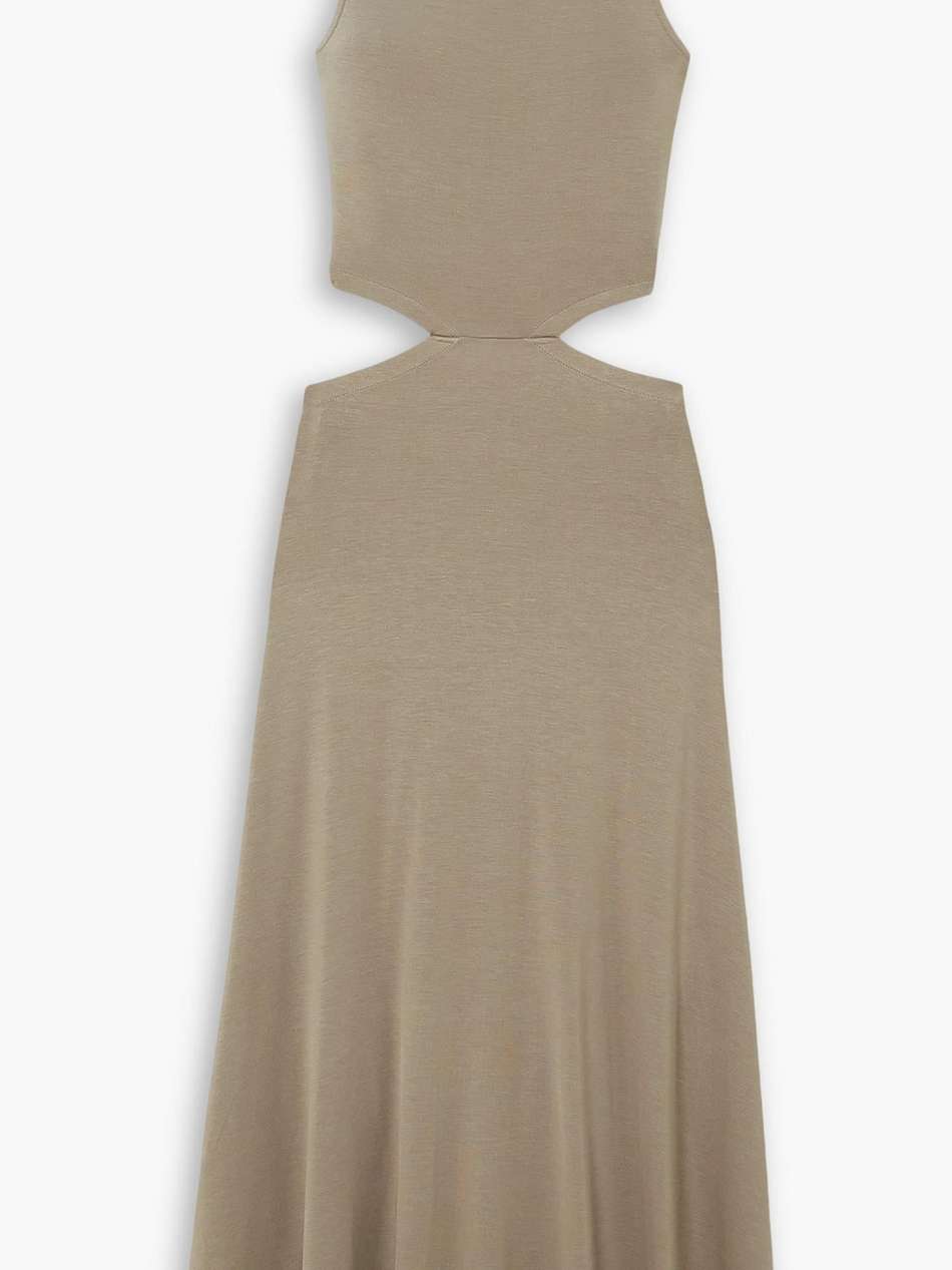 argo cutout stretch-tencel™ lyocell midi dress