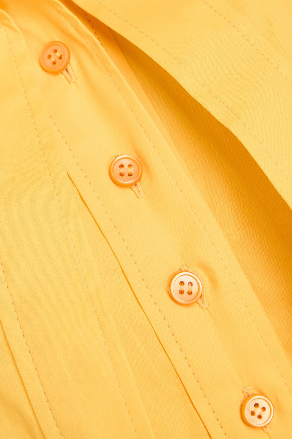 JACQUEMUS BAUNHILHA LAYERED STRETCH-COTTON POPLIN MINI SHIRT DRESS