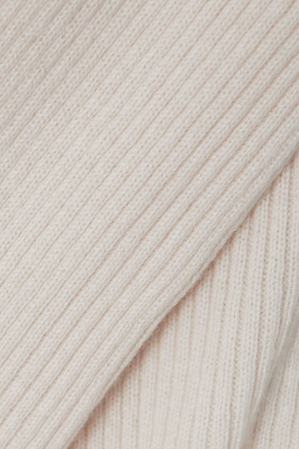 REFORMATION Santo one-shoulder ribbed cashmere sweater