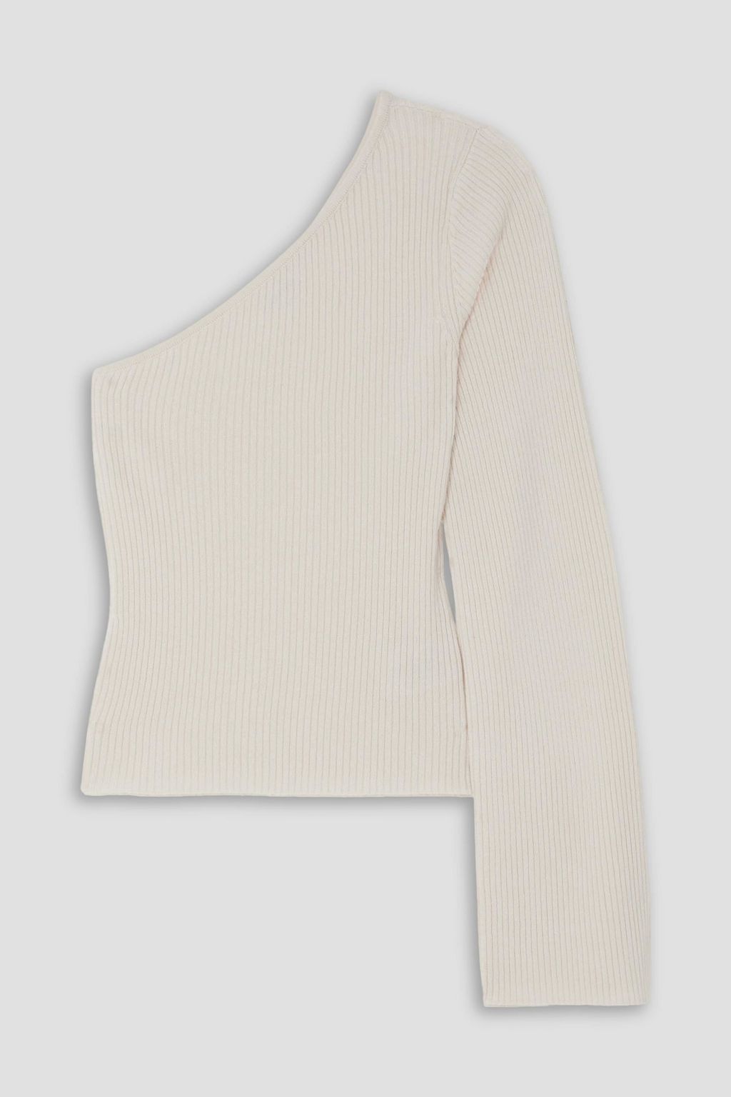 One shoulder cashmere sweater 2025