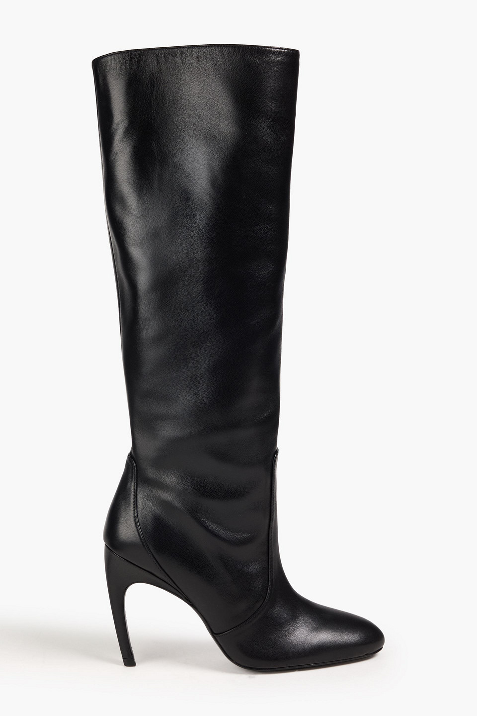 Stuart Weitzman Knee-high Stiletto Pointed Toe Boots In Black