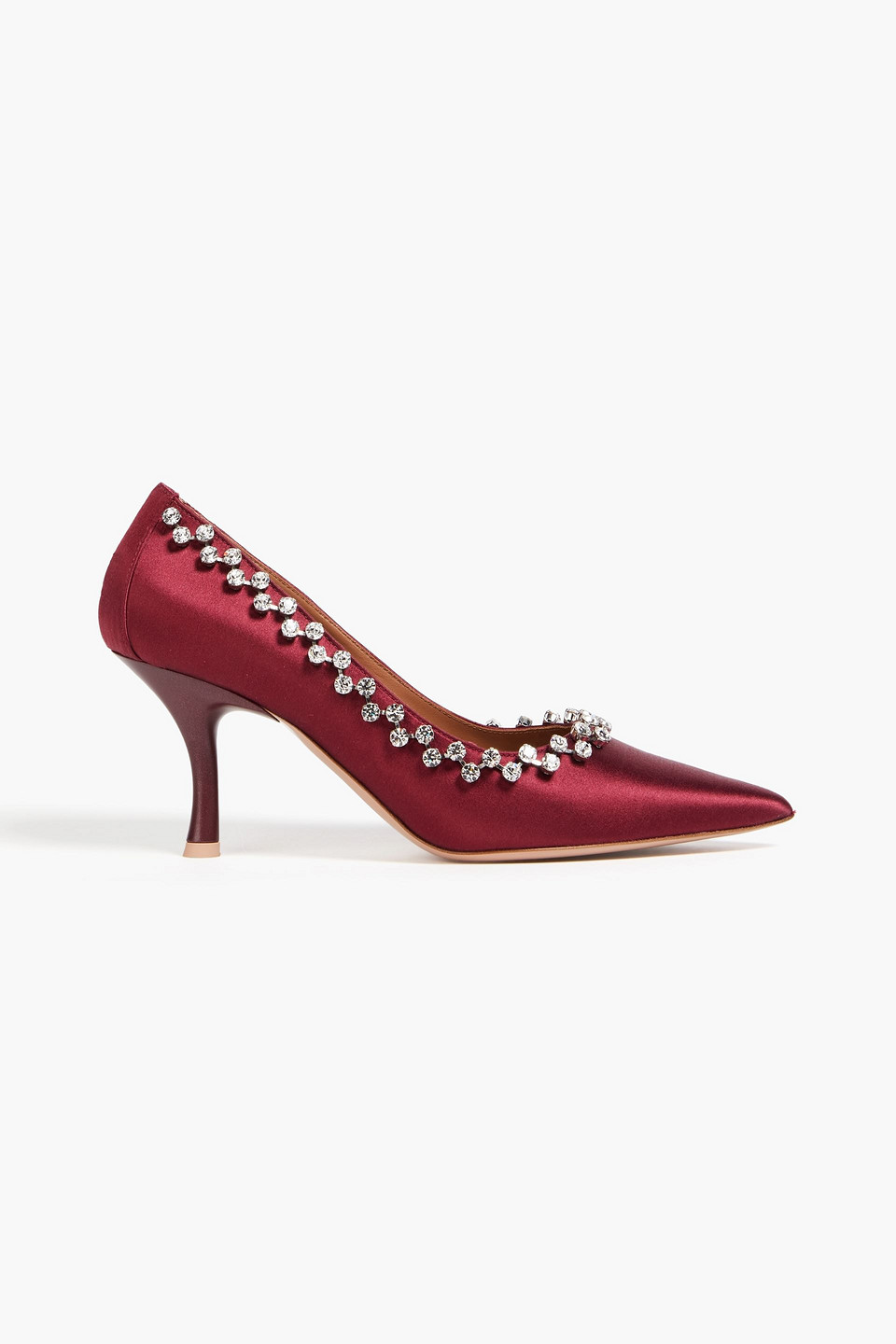 Gael 70 embellished satin pumps
