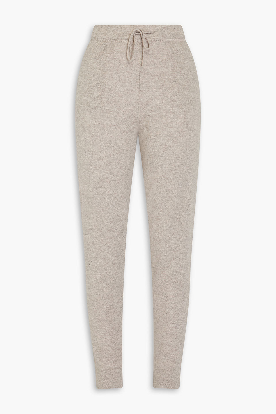 Le Kasha Mélange Cashmere Track Trousers In Grey