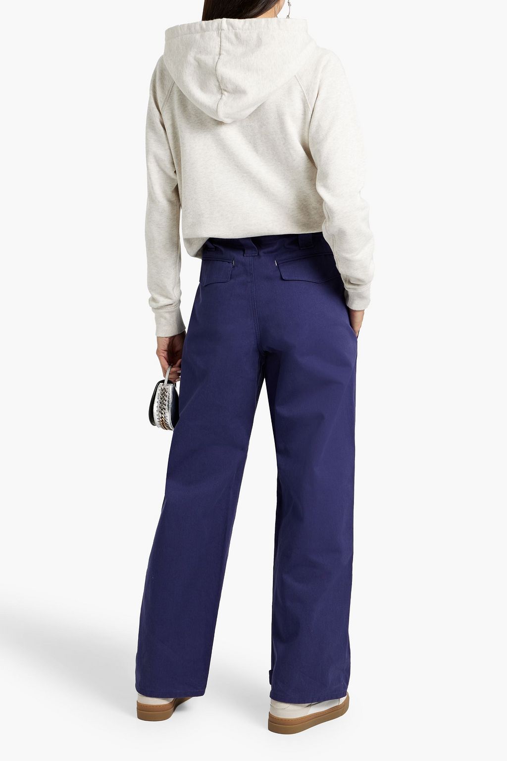 ISABEL MARANT Darlena cotton-twill wide-leg pants