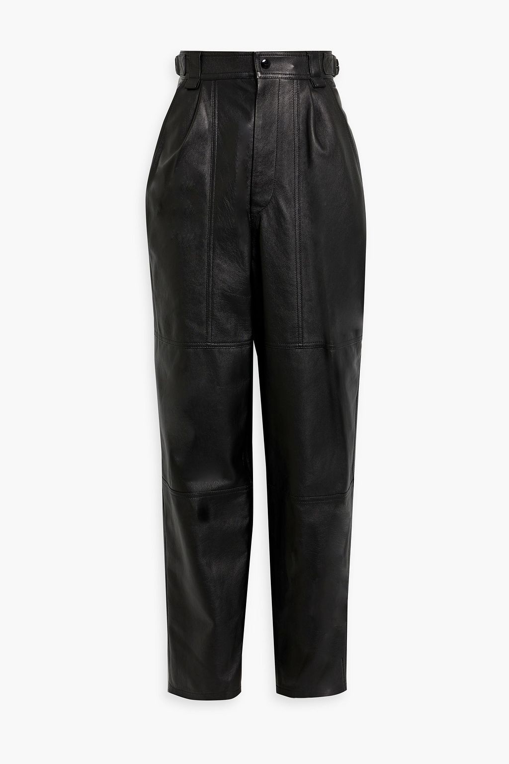 Ciferim leather tapered pants black FR 34