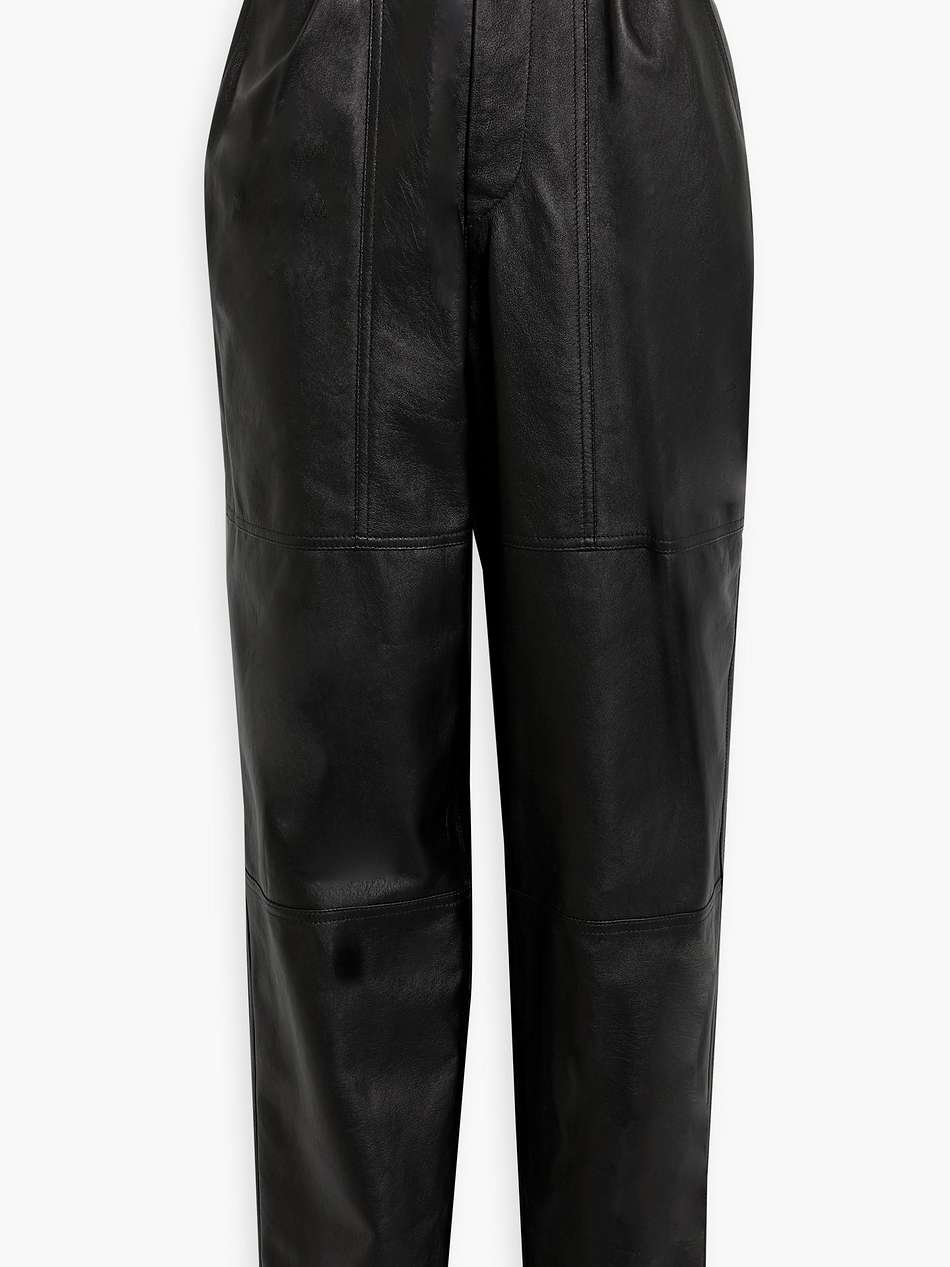 ciferim leather tapered pants