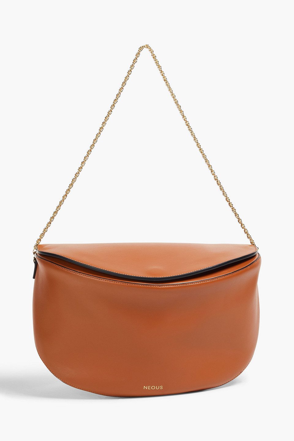 Neous Leather Shoulder Bag In Brown